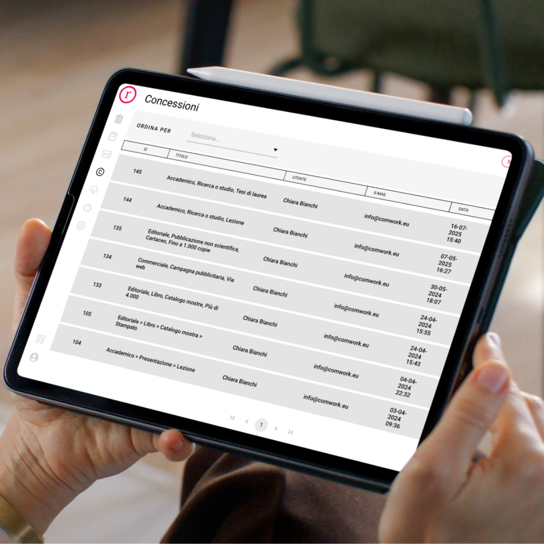 Rightly piattaforma concessione immagini musei opere d'arte